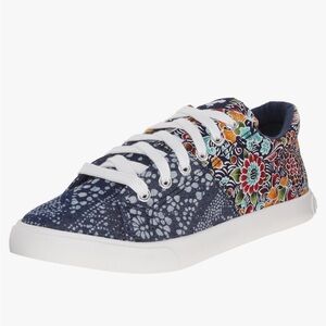 Rocket Dog Women's Campo Dream Catcher-Frida Floral Shibori Canvas Sneakers 8.5